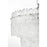 Elegant Lighting Emilia 4 Light 15" Pendant, Chrome/Clear