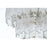 Elegant Lighting Emilia 4 Light 15" Pendant, Satin Gold/Clear