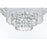 Elegant Lighting Emilia 25" Chandelier, Chrome
