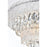 Elegant Lighting Emilia 25" Chandelier, Chrome