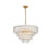 Elegant Lighting Emilia 25" Chandelier, Satin Gold