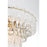 Elegant Lighting Emilia 25" Chandelier, Satin Gold