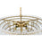Elegant Lighting Emilia 10 Light 31" Pendant, Satin Gold/Clear