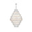 Elegant Lighting Emilia 36" Chandelier, Chrome