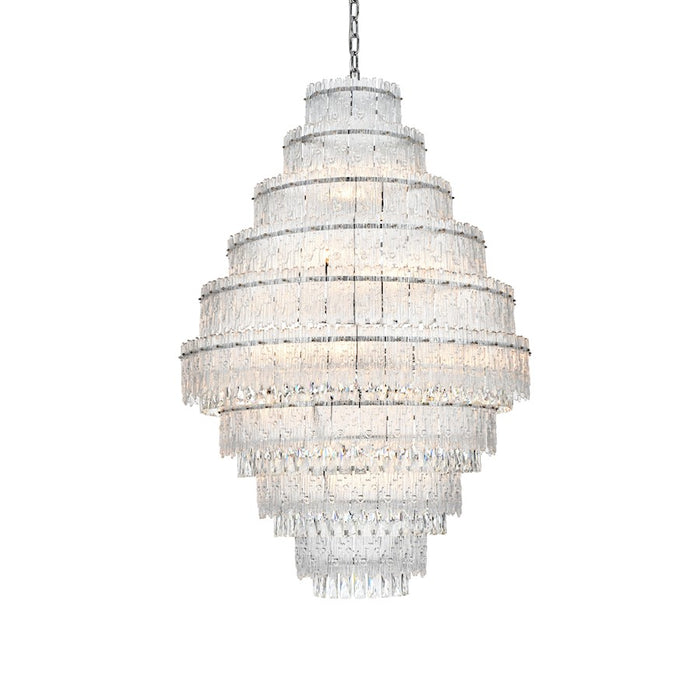 Elegant Lighting Emilia 36" Chandelier, Chrome