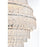 Elegant Lighting Emilia 36" Chandelier, Chrome