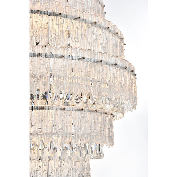 Elegant Lighting Emilia 36" Chandelier, Chrome