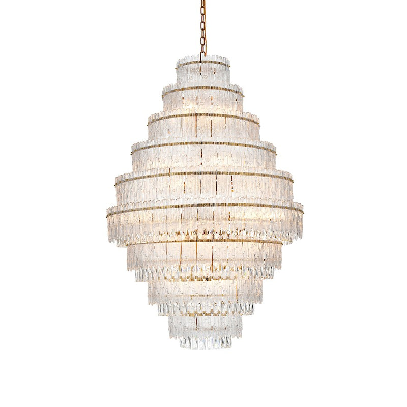 Elegant Lighting Emilia 36" Chandelier, Satin Gold