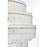 Elegant Lighting Emilia 36" Chandelier, Satin Gold