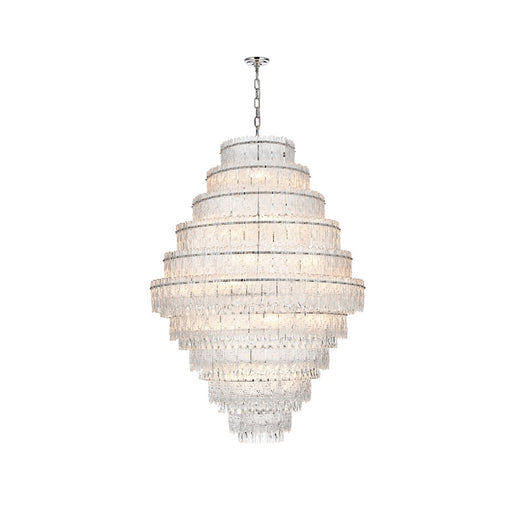 Elegant Lighting Emilia 42" Chandelier, Chrome