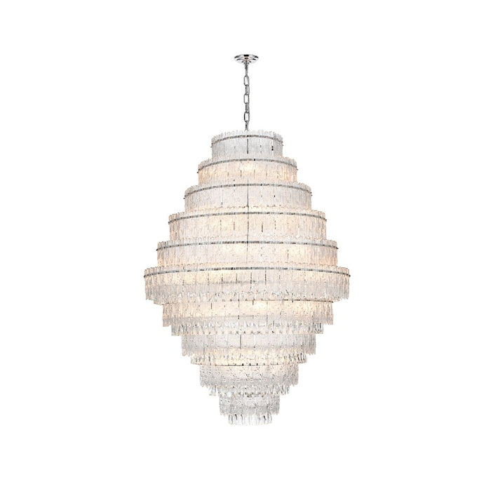 Elegant Lighting Emilia 42" Chandelier, Chrome