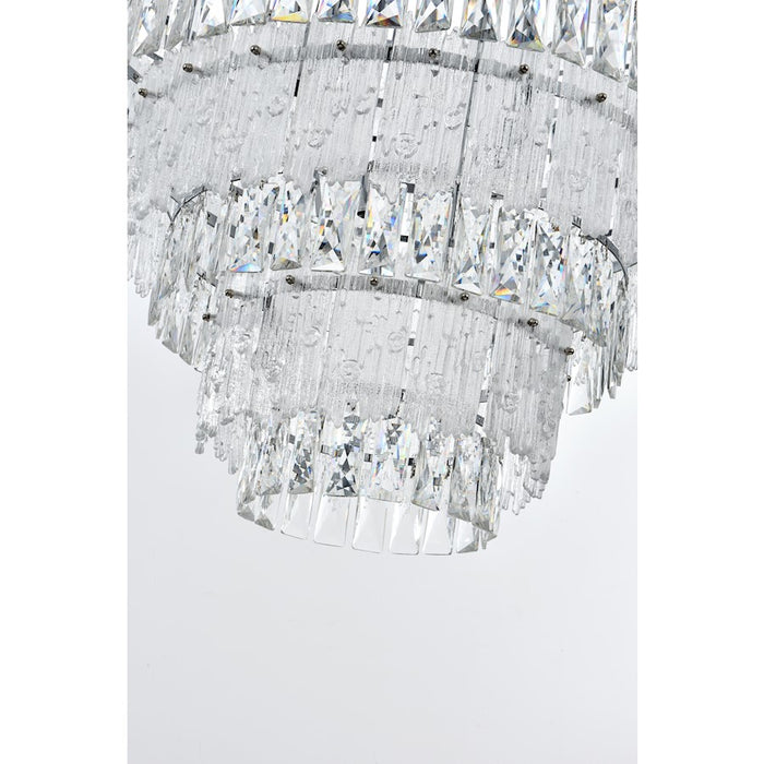 Elegant Lighting Emilia 42" Chandelier, Chrome