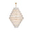 Elegant Lighting Emilia 42" Chandelier, Satin Gold