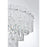 Elegant Lighting Emilia 25" Flush Mount, Chrome