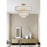 Elegant Lighting Emilia 25" Flush Mount, Satin Gold
