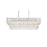 Elegant Lighting Emilia 37" Chandelier, Chrome