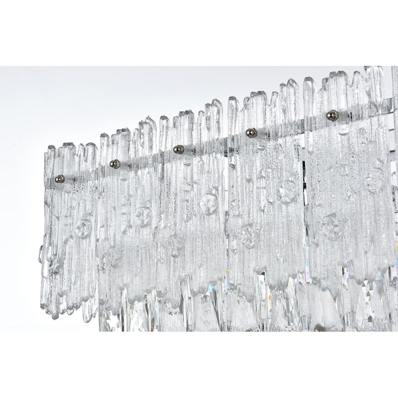 Elegant Lighting Emilia 37" Chandelier, Chrome
