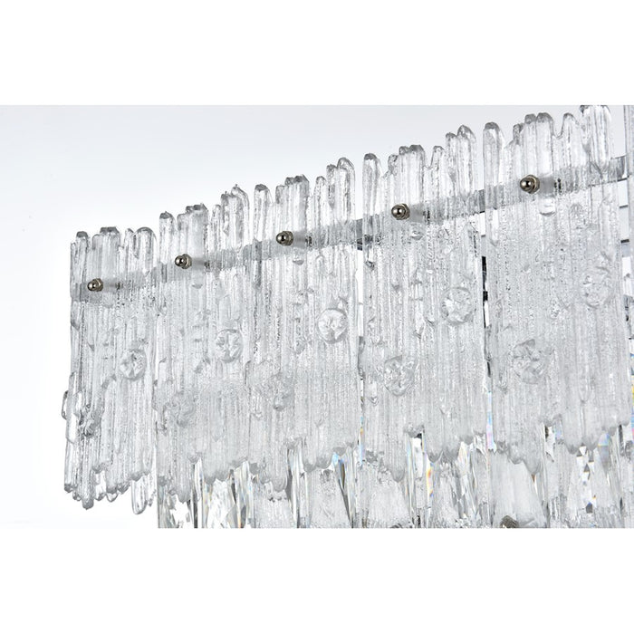 Elegant Lighting Emilia 37" Chandelier, Chrome
