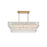 Elegant Lighting Emilia 37" Chandelier, Satin Gold