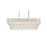 Elegant Lighting Emilia 37" Chandelier, Satin Gold