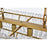 Elegant Lighting Emilia 37" Chandelier, Satin Gold