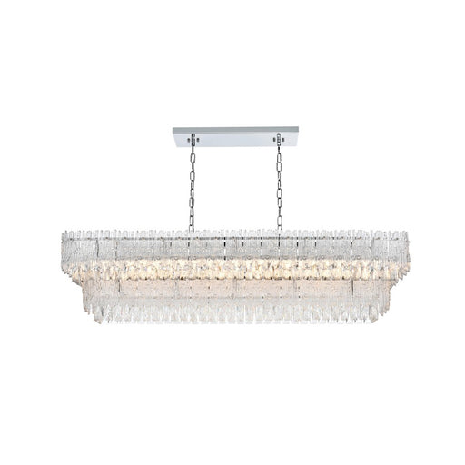 Elegant Lighting Emilia 50" Chandelier, Chrome