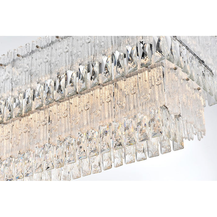 Elegant Lighting Emilia 50" Chandelier, Chrome
