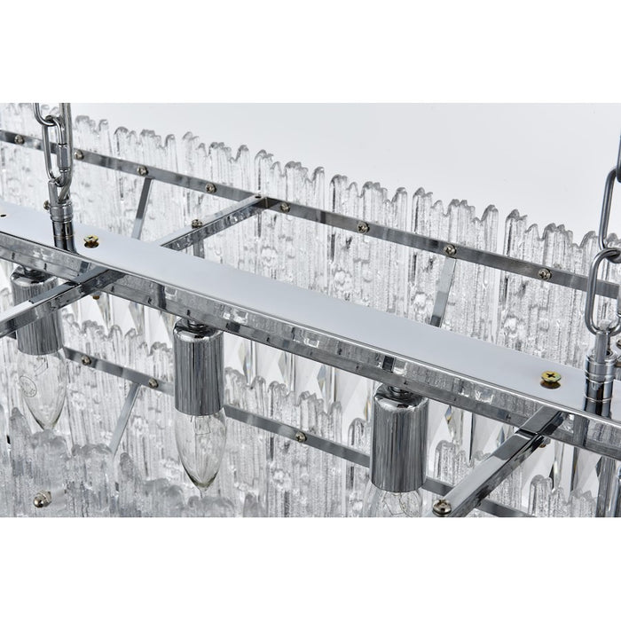 Elegant Lighting Emilia 50" Chandelier, Chrome