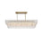 Elegant Lighting Emilia 50" Chandelier, Satin Gold