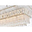 Elegant Lighting Emilia 50" Chandelier, Satin Gold