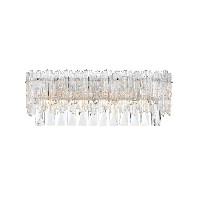 Elegant Lighting Emilia 19" Wall Sconce, Chrome