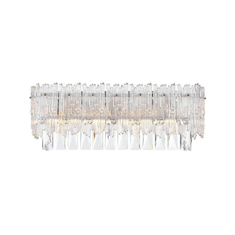 Elegant Lighting Emilia 19" Wall Sconce, Chrome