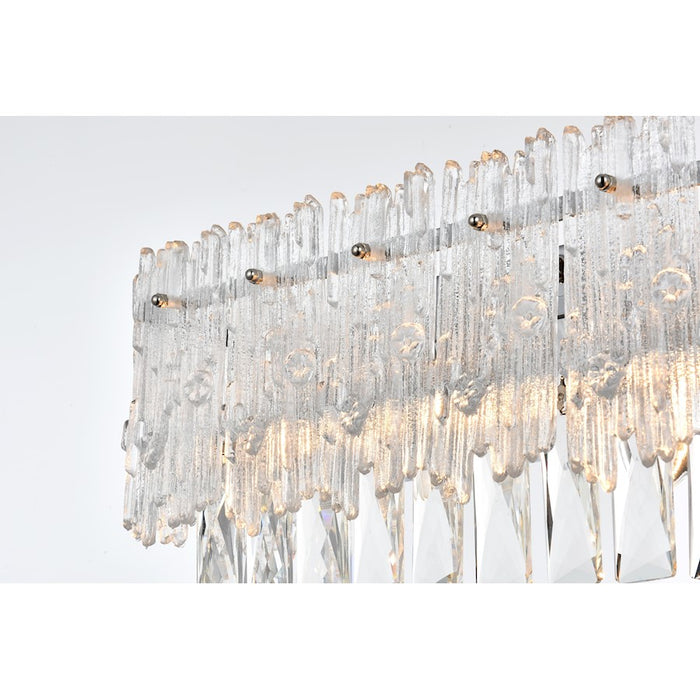 Elegant Lighting Emilia 19" Wall Sconce, Chrome