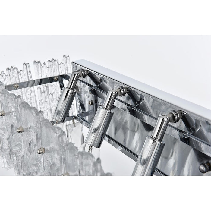 Elegant Lighting Emilia 19" Wall Sconce, Chrome