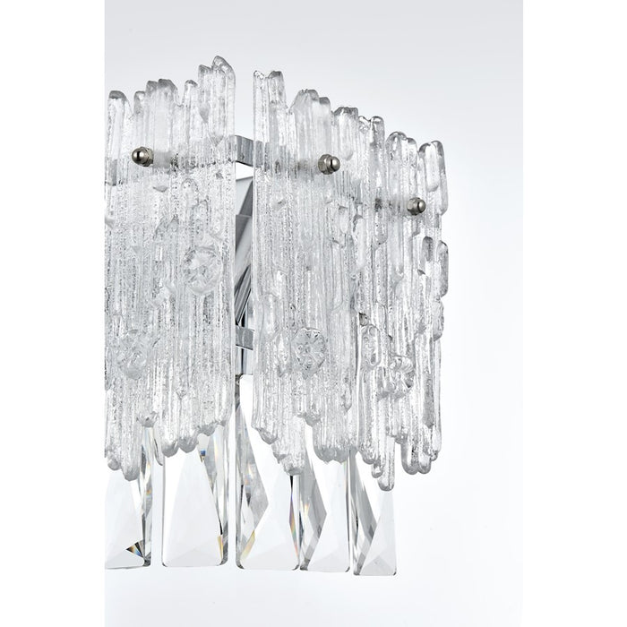 Elegant Lighting Emilia 19" Wall Sconce, Chrome