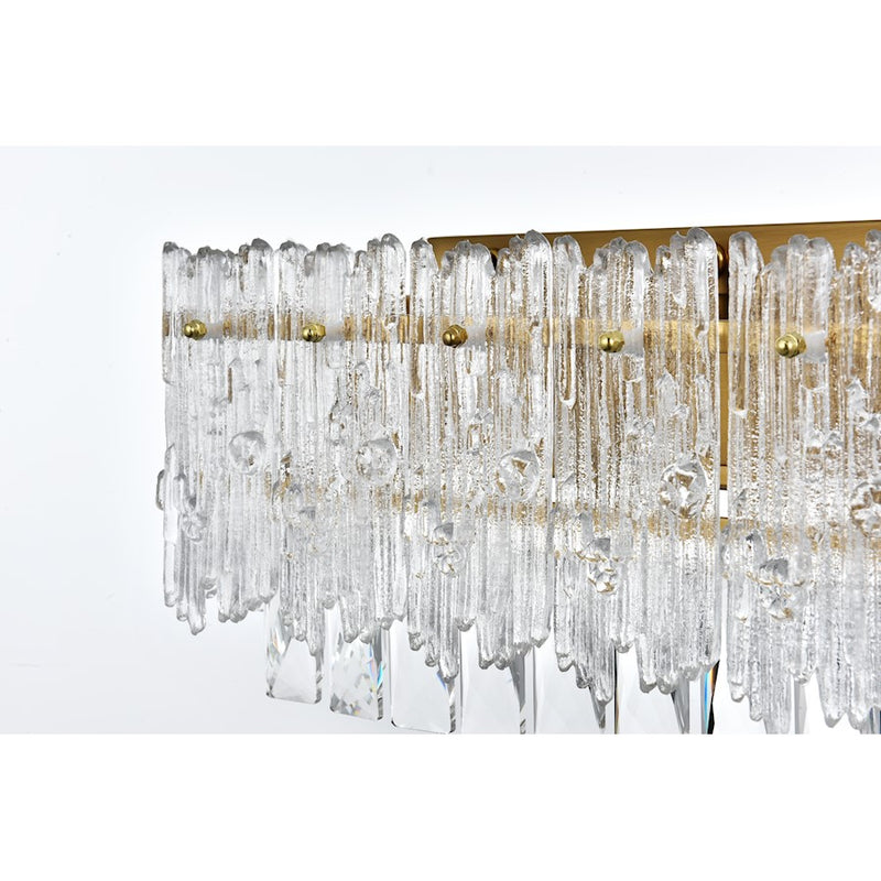 Elegant Lighting Emilia 19" Wall Sconce, Satin Gold