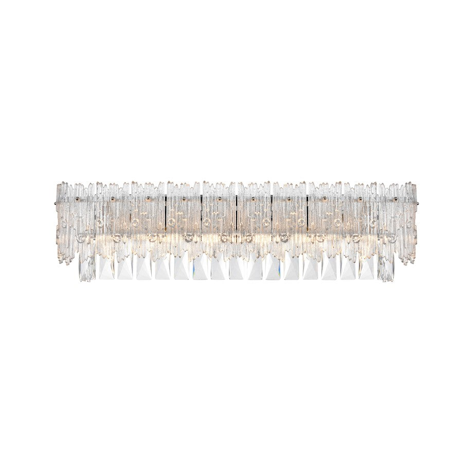 Elegant Lighting Emilia 27" Wall Sconce, Chrome