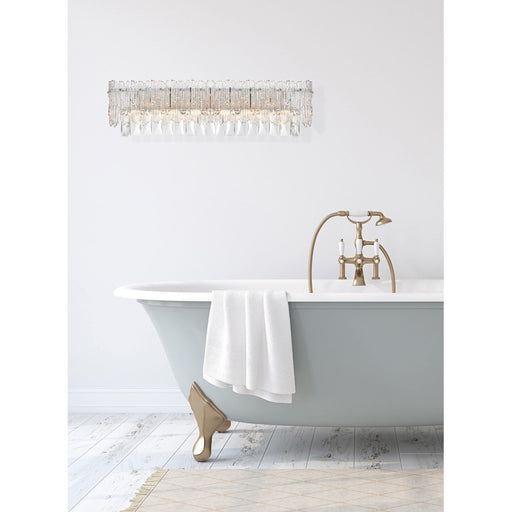 Elegant Lighting Emilia 27" Wall Sconce, Chrome