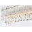 Elegant Lighting Emilia 27" Wall Sconce, Chrome