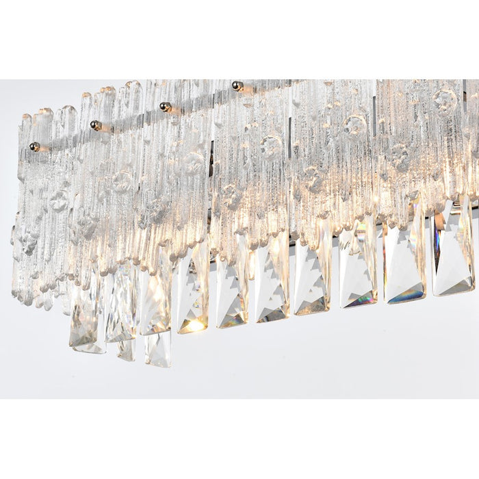 Elegant Lighting Emilia 27" Wall Sconce, Chrome