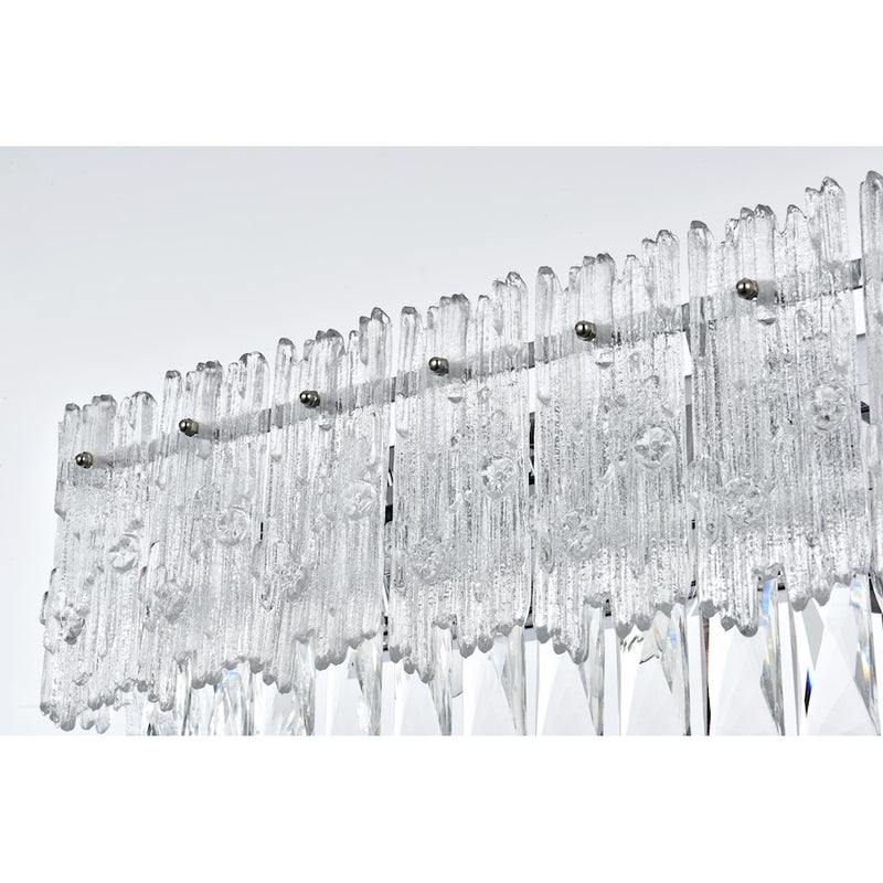 Elegant Lighting Emilia 27" Wall Sconce, Chrome