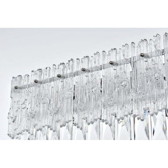 Elegant Lighting Emilia 27" Wall Sconce, Chrome