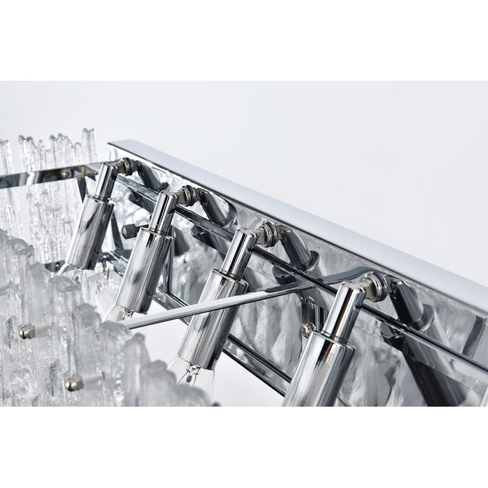 Elegant Lighting Emilia 27" Wall Sconce, Chrome