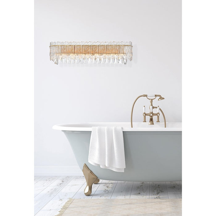 Elegant Lighting Emilia 27" Wall Sconce, Satin Gold