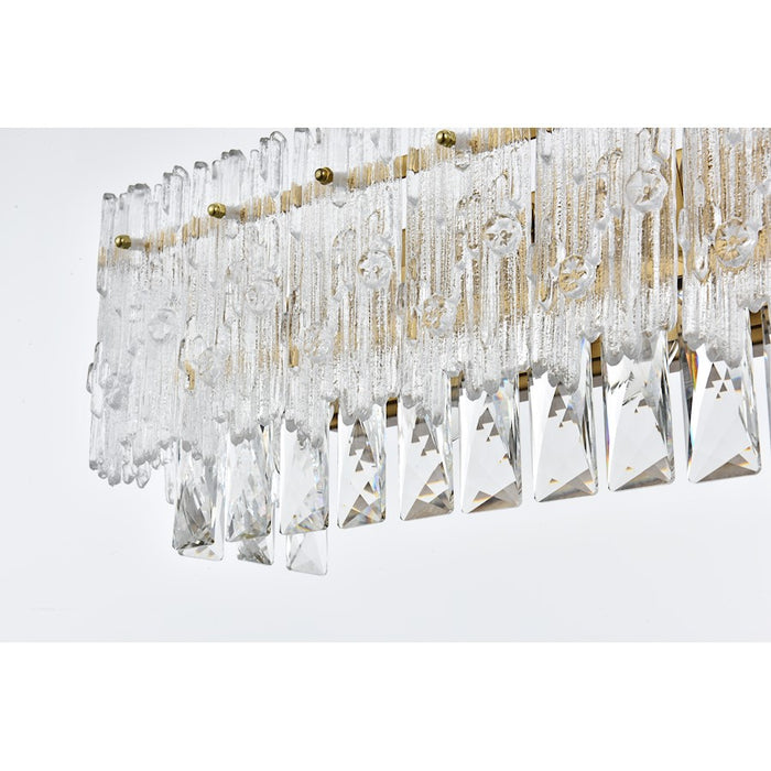 Elegant Lighting Emilia 27" Wall Sconce, Satin Gold
