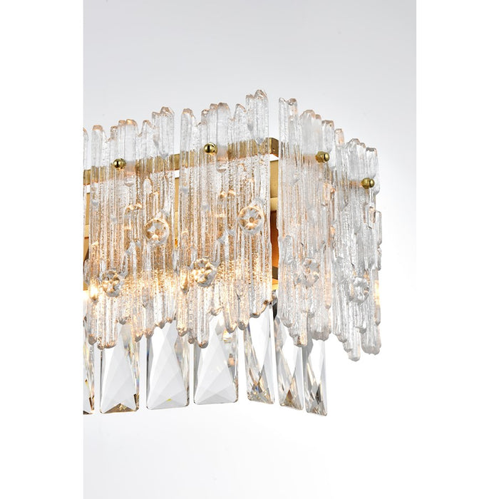 Elegant Lighting Emilia 27" Wall Sconce, Satin Gold