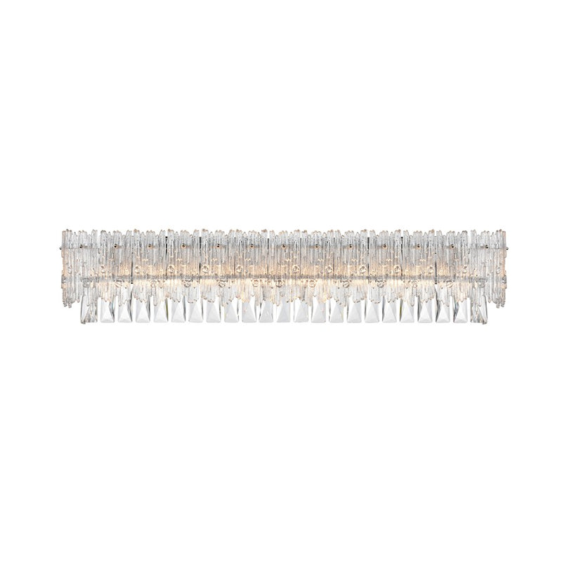 Elegant Lighting Emilia 34.5" Wall Sconce, Chrome