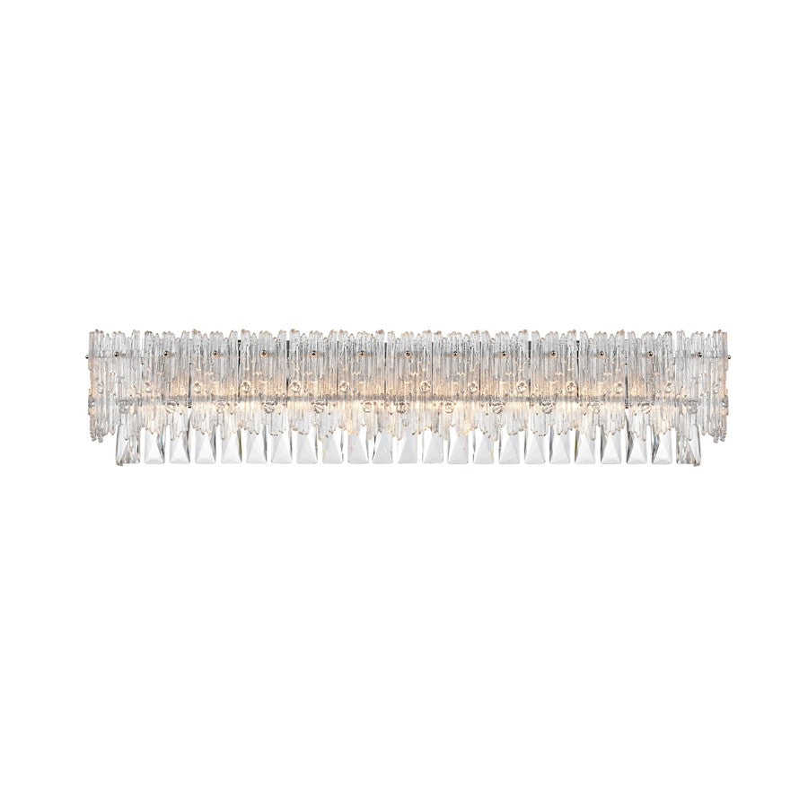 Elegant Lighting Emilia 34.5" Wall Sconce, Chrome