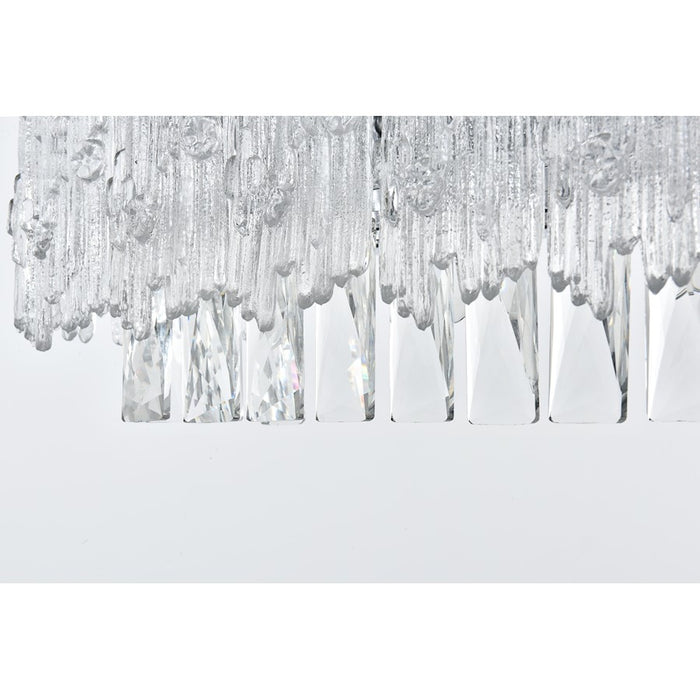 Elegant Lighting Emilia 34.5" Wall Sconce, Chrome