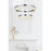 Elegant Lighting Linden 2 Light 22" Chandelier, Chrome/Clear